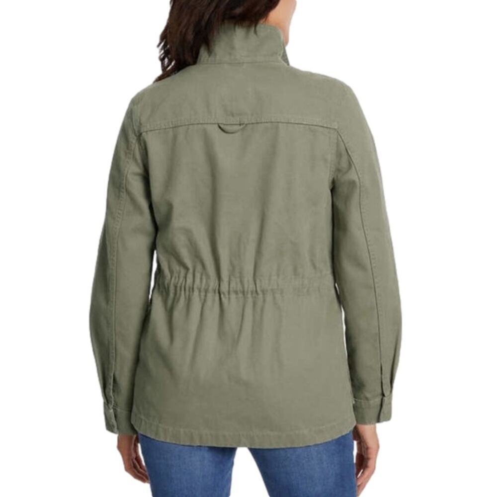 Vintage America Women's Canvas Anorak Olive Green Jacket Size Small NWT - Picture 10 of 10